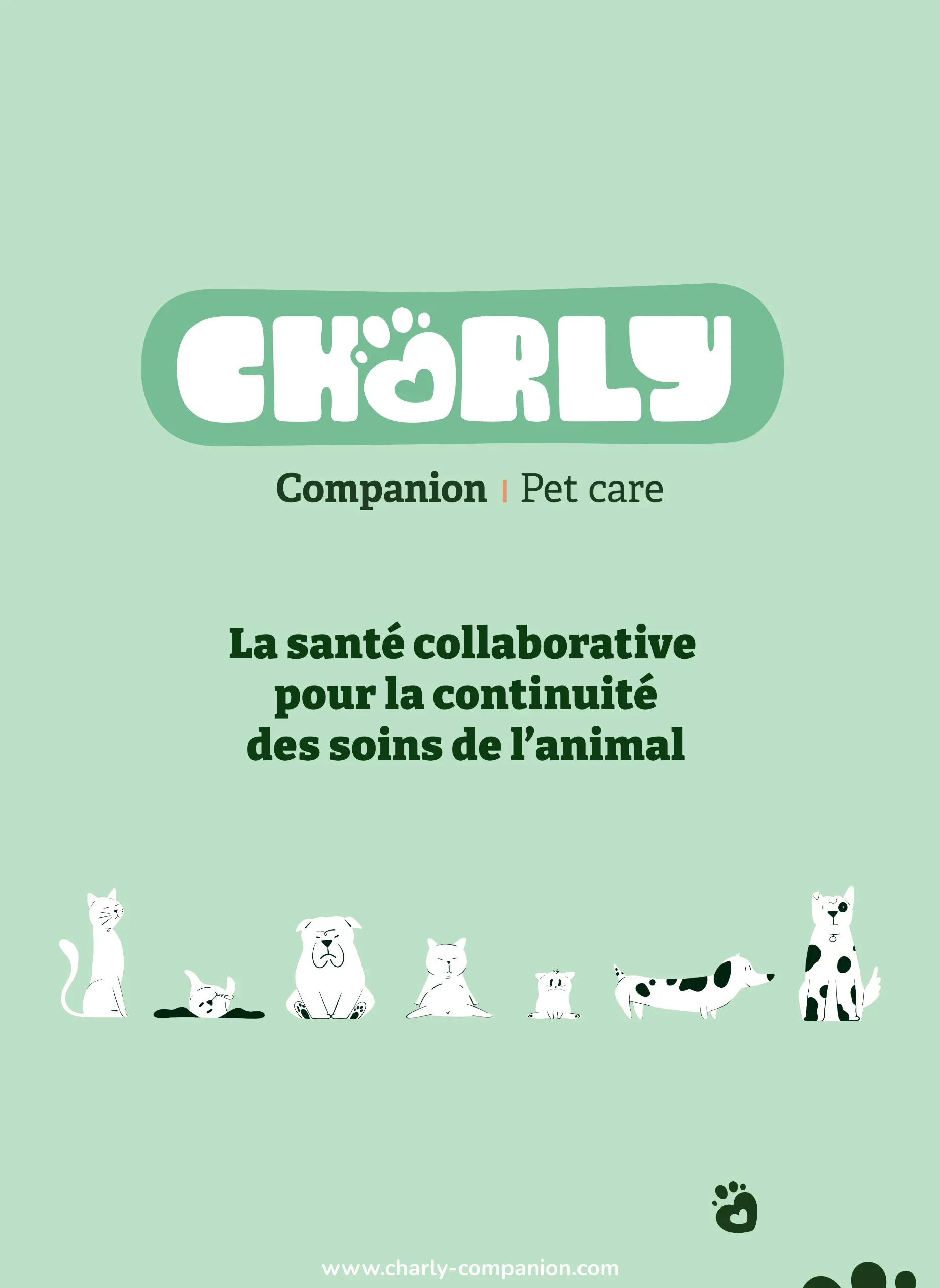écrans de l'application Charly Companion